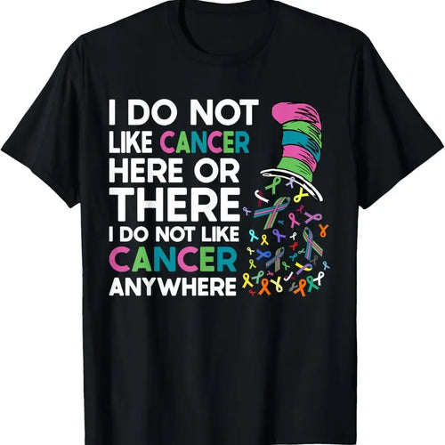 100% Cotton I Do Not Like Cancer Here Or There I Do Not Like Cancer T-Shirt Hoodie, Sweatshirt | DripVista.com