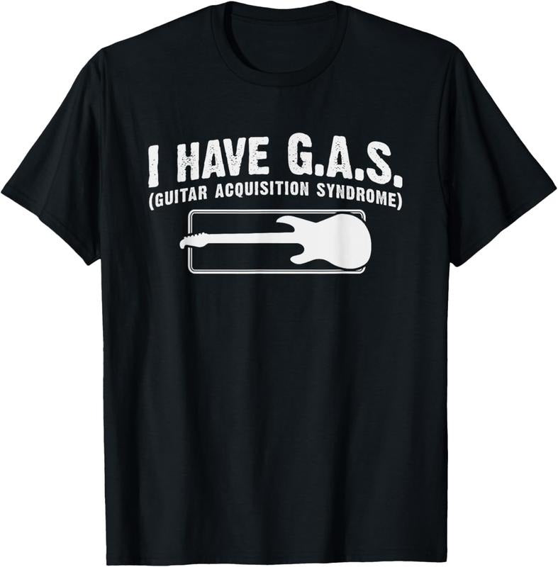 100% Cotton I Have GAS Funny Guitar Player Collector Music Musician Gift T-Shirt Hoodie, Sweatshirt | DripVista.com