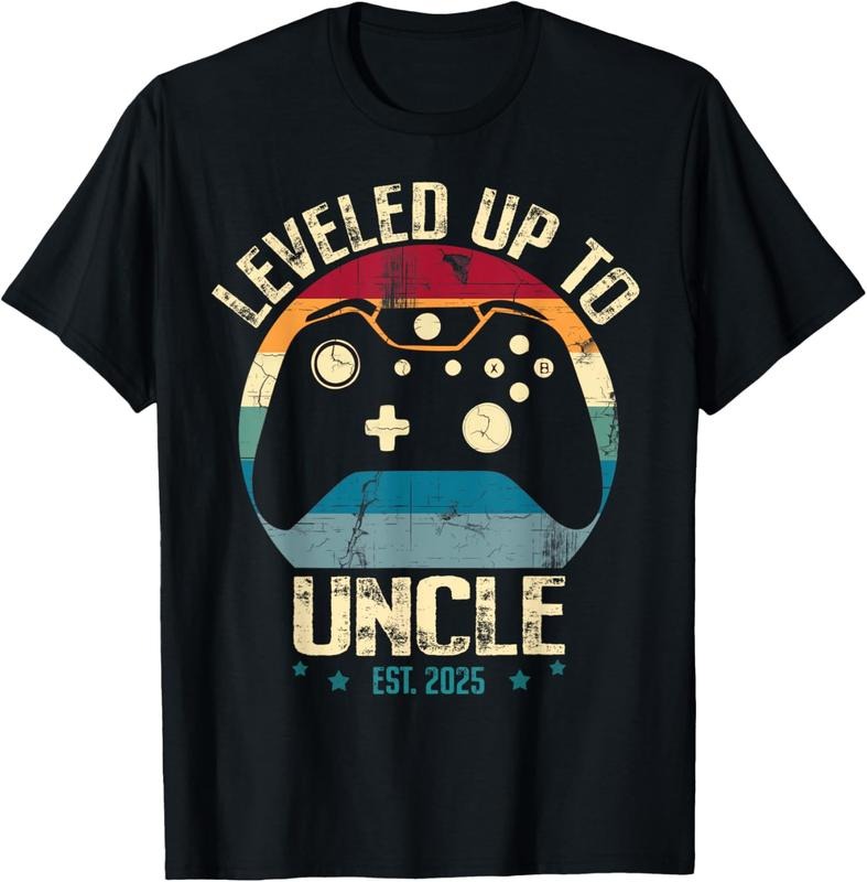 100% Cotton I Leveled Up To Uncle 2025 Promoted To First Time New Uncle T-Shirt Hoodie, Sweatshirt | DripVista.com