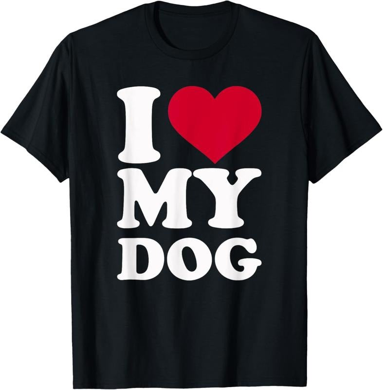 100% Cotton I love my dog T-Shirt Hoodie, Sweatshirt | DripVista.com