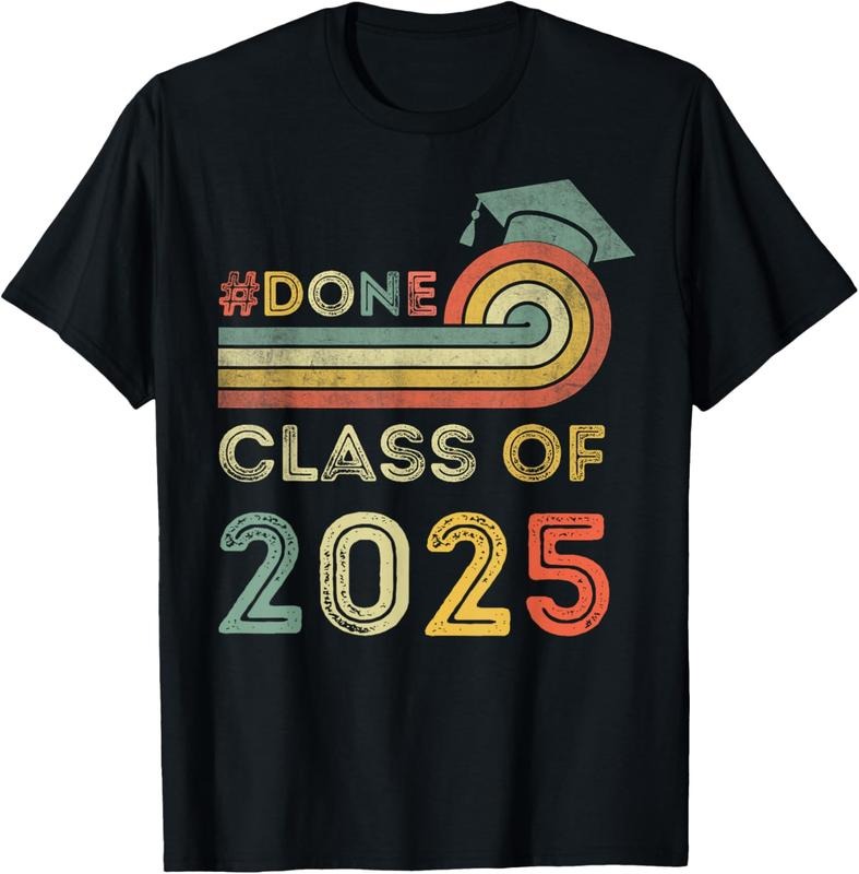 100% Cotton I'm Done Class Of 2025, Graduation 2025 T-Shirt Hoodie, Sweatshirt | DripVista.com