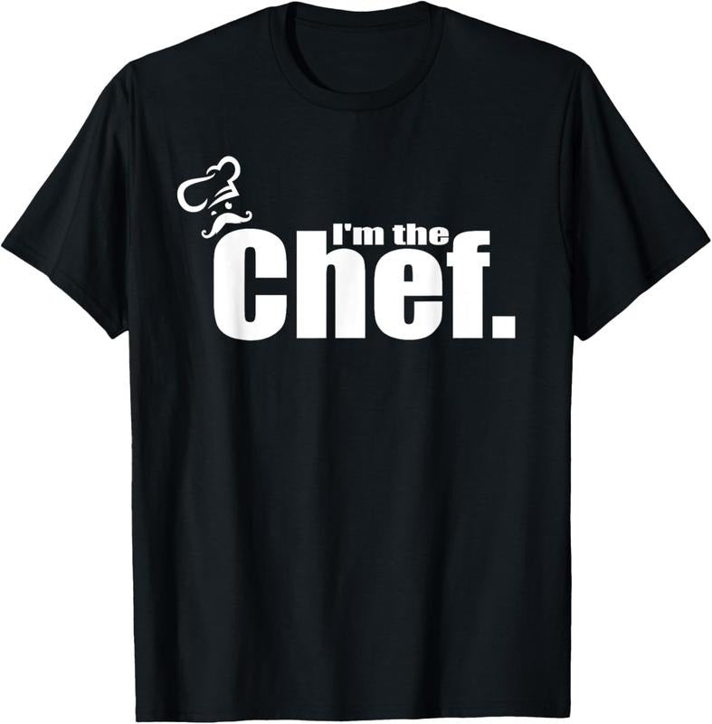 100% Cotton I'm The Chef - Funny Cook Chef Cooking Chef Chef's Hat T-Shirt