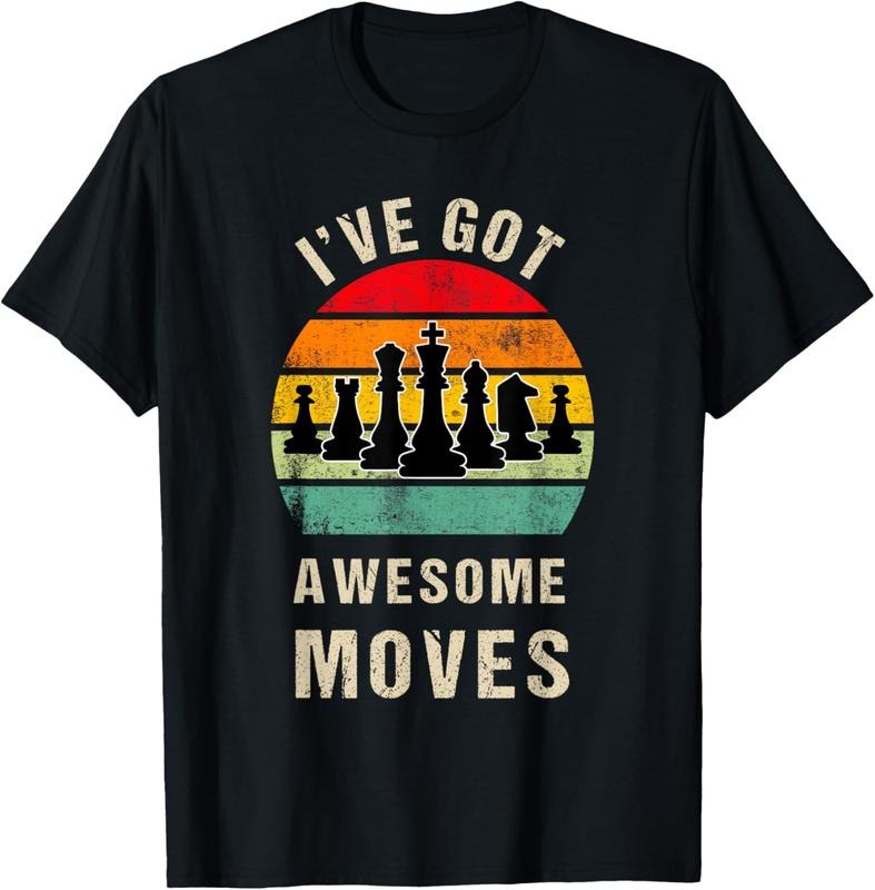 100% Cotton I've Got Awesome Moves Chess Player, Funny Chess Player T-Shirt Hoodie, Sweatshirt | DripVista.com