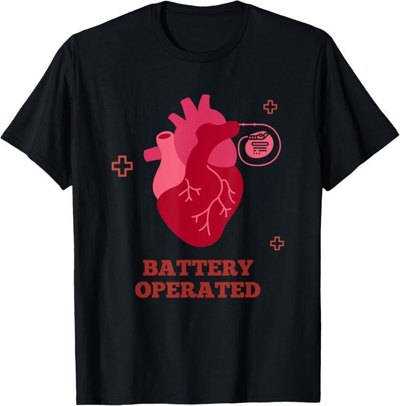 100% Cotton Im Wired Like That ICD Surgery Cardiac Pacemaker CHD Warrior T-Shirt