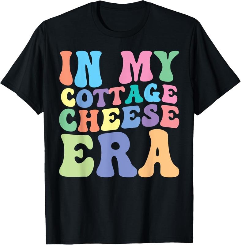 100% Cotton In My Cottage Cheese Era Retro Vintage Groovy Cottage Cheese T-Shirt Hoodie, Sweatshirt | DripVista.com