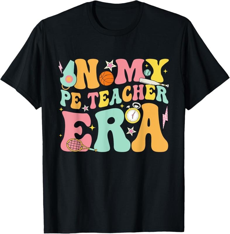 100% Cotton In My Physical Education Era PE Teacher Women Men T-Shirt Hoodie, Sweatshirt | DripVista.com