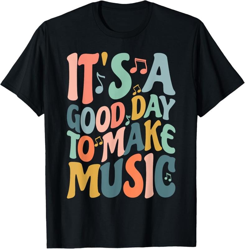 100% Cotton It's A Good Day To Make Music Musician Band Music Teacher T-Shirt Hoodie, Sweatshirt | DripVista.com