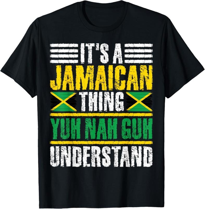 100% Cotton It's A Jamaican Thing Yuh Nah Guh Understand Funny Jamaica T-Shirt Hoodie, Sweatshirt | DripVista.com