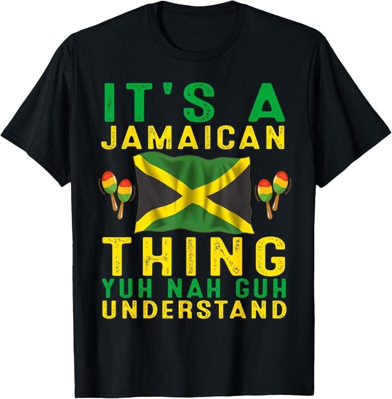 100% Cotton It's A Jamaican Thing Yuh Nah Guh Understand Funny Jamaica T-Shirtstyle{n002}2 T-Shirts, Hoodie, Sweatshirt