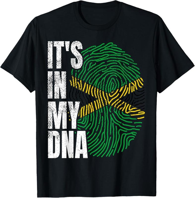 100% Cotton It's in My DNA Jamaican Flag Jamaica Boy Girl Gift T-Shirt Hoodie, Sweatshirt | DripVista.com