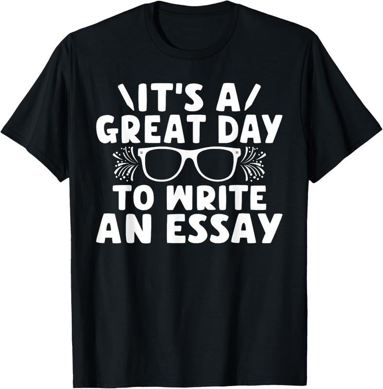 100% Cotton Its a good Day to write an Essay English Teacher T-Shirt Hoodie, Sweatshirt | DripVista.com