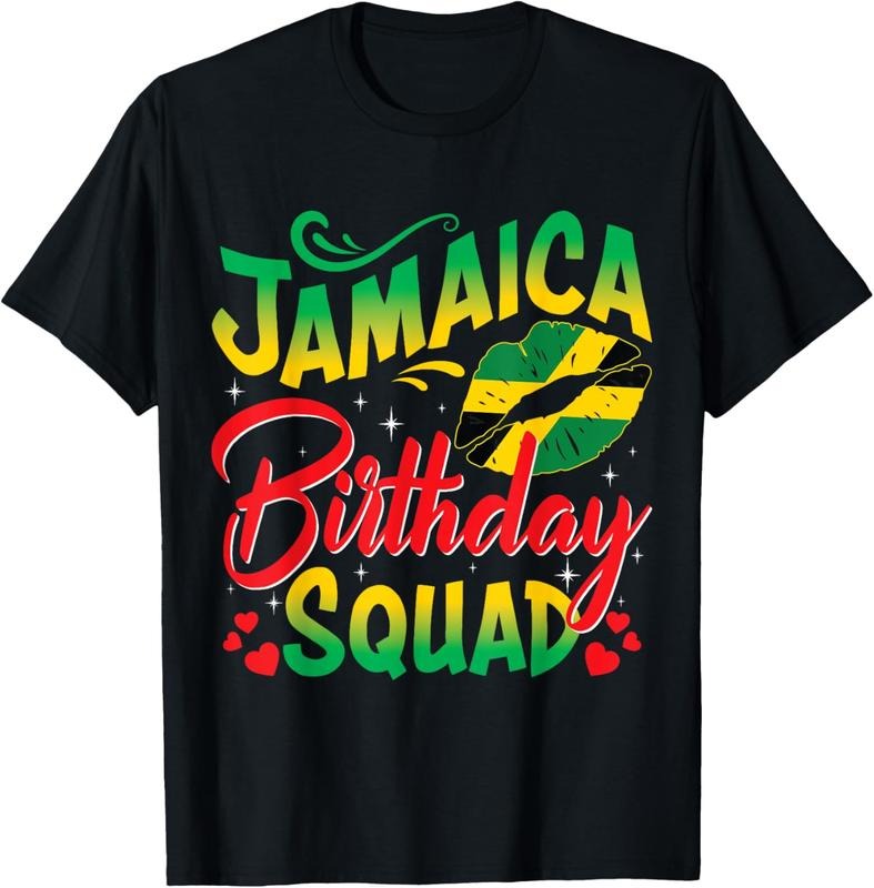 100% Cotton Jamaica Birthday Squad Girls Trip 2024 Women Vacation Party T-Shirt Hoodie, Sweatshirt | DripVista.com
