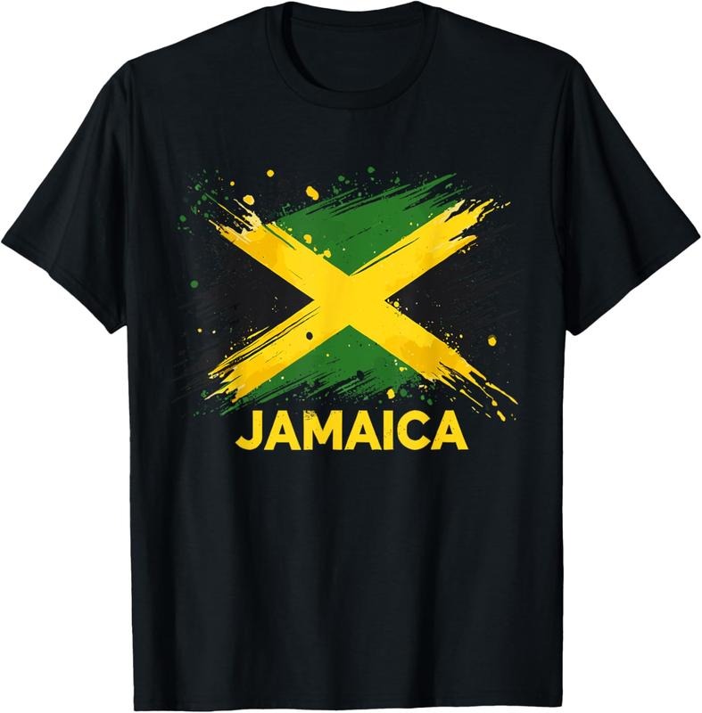 100% Cotton Jamaica Retro Jamaican Flag T-Shirt Hoodie, Sweatshirt | DripVista.com