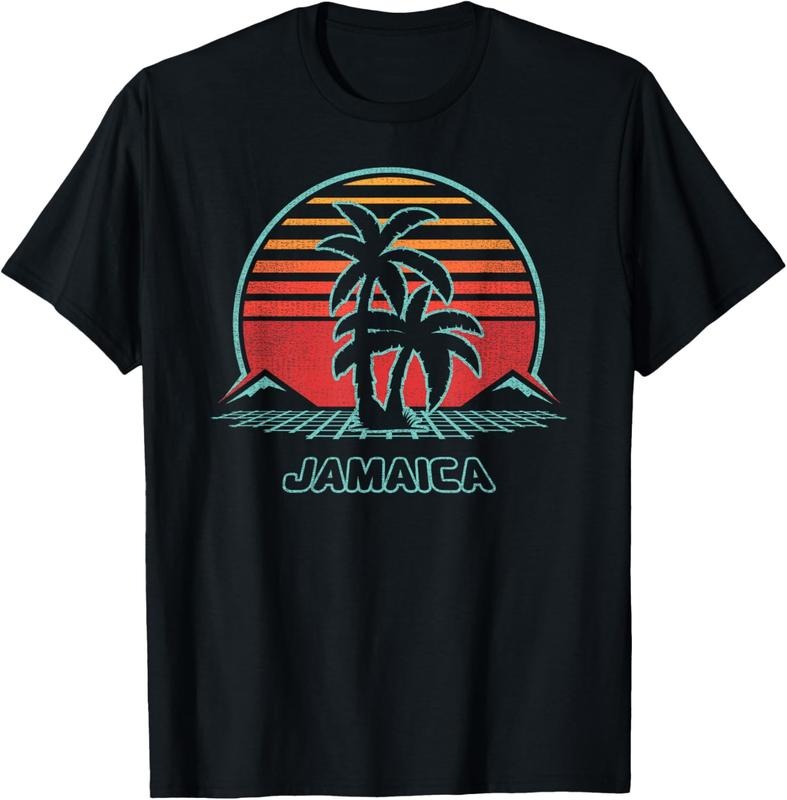 100% Cotton Jamaica Retro Vintage 80s Style T-Shirt Hoodie, Sweatshirt | DripVista.com