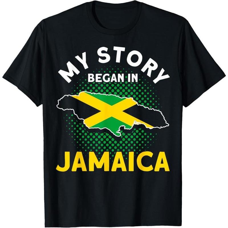 100% Cotton Jamaican Moms Jamaica Lovers My Story Began Red plumber brand Jamaica Pride T-Shirt Hoodie, Sweatshirt