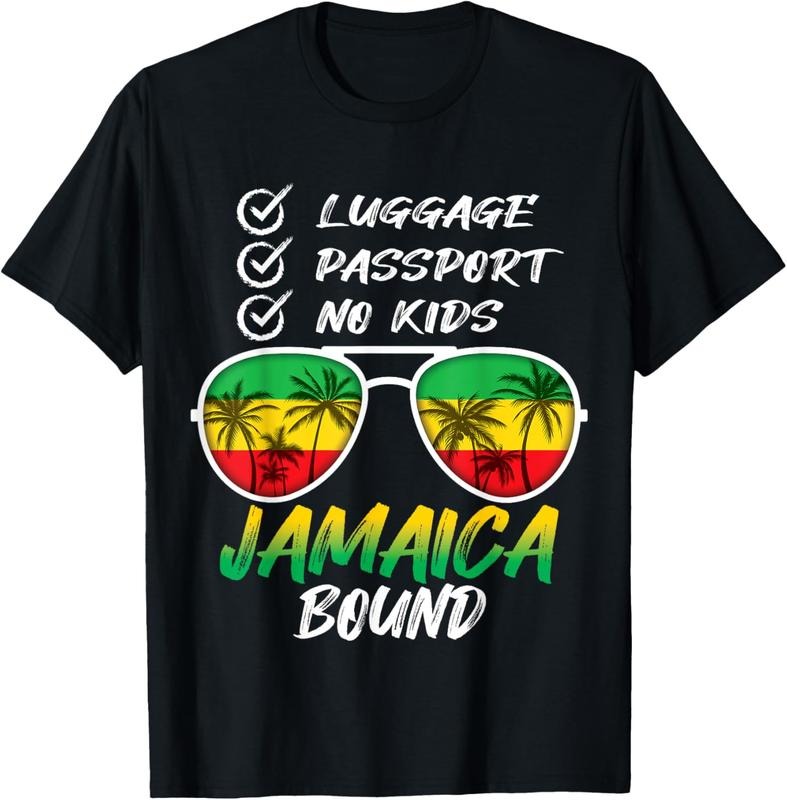 100% Cotton Jamaican Travel Vacation Trip Outfit To Jamaica Men Women T-Shirt Hoodie, Sweatshirt | DripVista.com