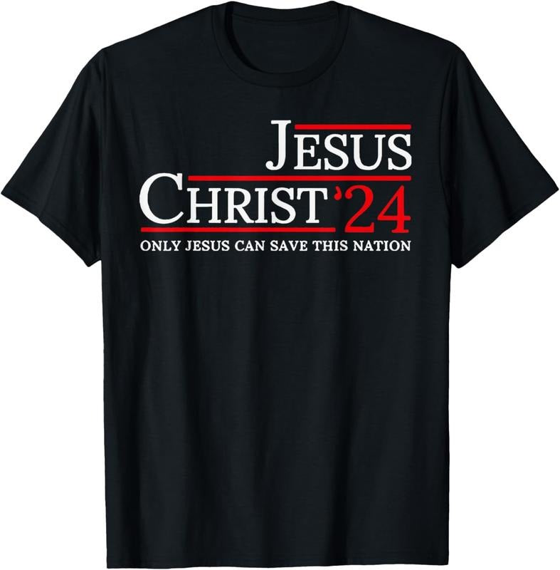 100% Cotton Jesus Christ 2024 Only Jesus Can Save This Nation T-Shirt Hoodie, Sweatshirt | DripVista.com
