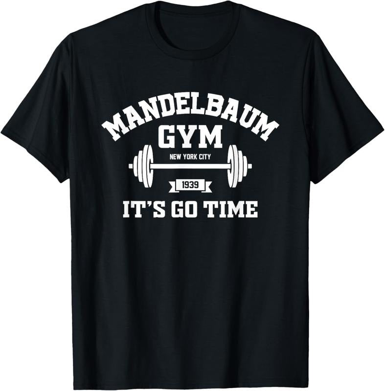 100% Cotton Mandelbaum Gym It's Go Time T-Shirt Hoodie, Sweatshirt | DripVista.com