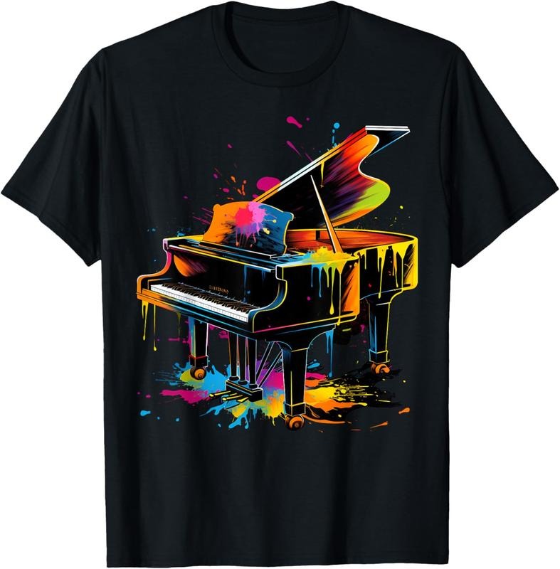 100% Cotton Men, Women and Piano T-Shirt Hoodie, Sweatshirt | DripVista.com