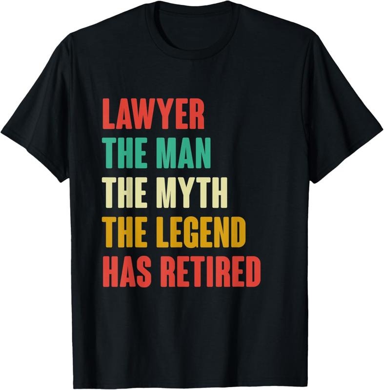 100% Cotton Mens Lawyer Retired Shirt Retirement Quotes Retire T-Shirt Hoodie, Sweatshirt | DripVista.com