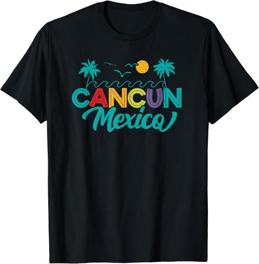 100% Cotton Mexico Cancun Mexican Travel Lover Summer Vacation Traveler T-Shirt