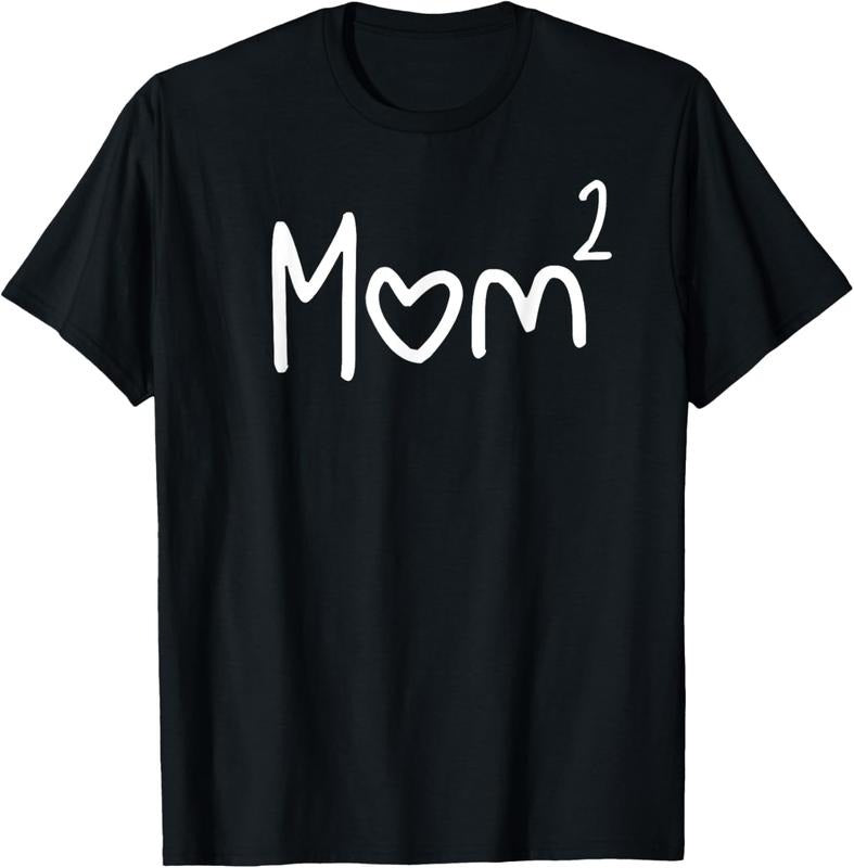 100% Cotton Mom Of Two Kid Mother Day Shirt Mom 2 Squared Mommy Shirt T-Shirt Hoodie, Sweatshirt | DripVista.com