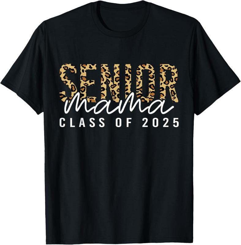 100% Cotton Mom Senior 2025 Proud Mom Of A Class Of 2025 Graduate T-Shirt Hoodie, Sweatshirt | DripVista.com