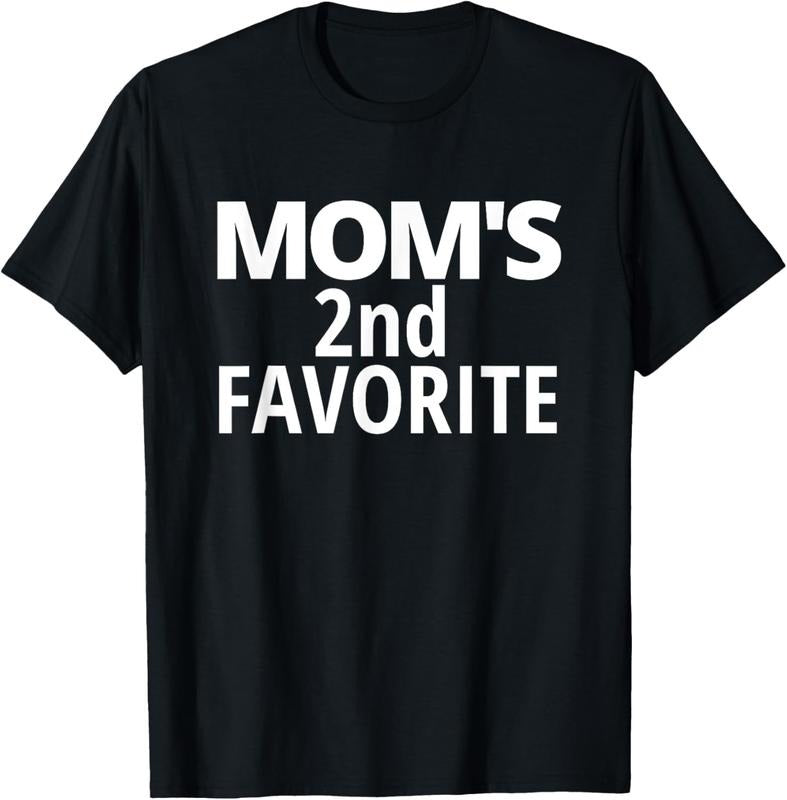 100% Cotton Mom's 2nd Favorite | Mom's Second Favorite T-Shirt Hoodie, Sweatshirt | DripVista.com