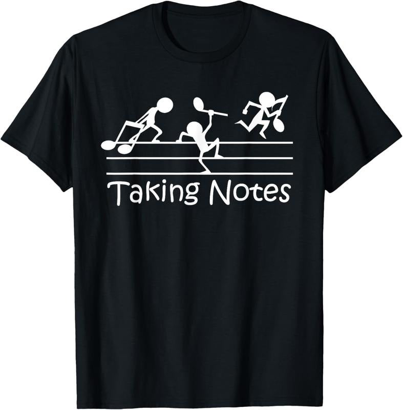 100% Cotton Musical Taking Notes Music Lovers Vintage Teachers Funny T-Shirt Hoodie, Sweatshirt | DripVista.com