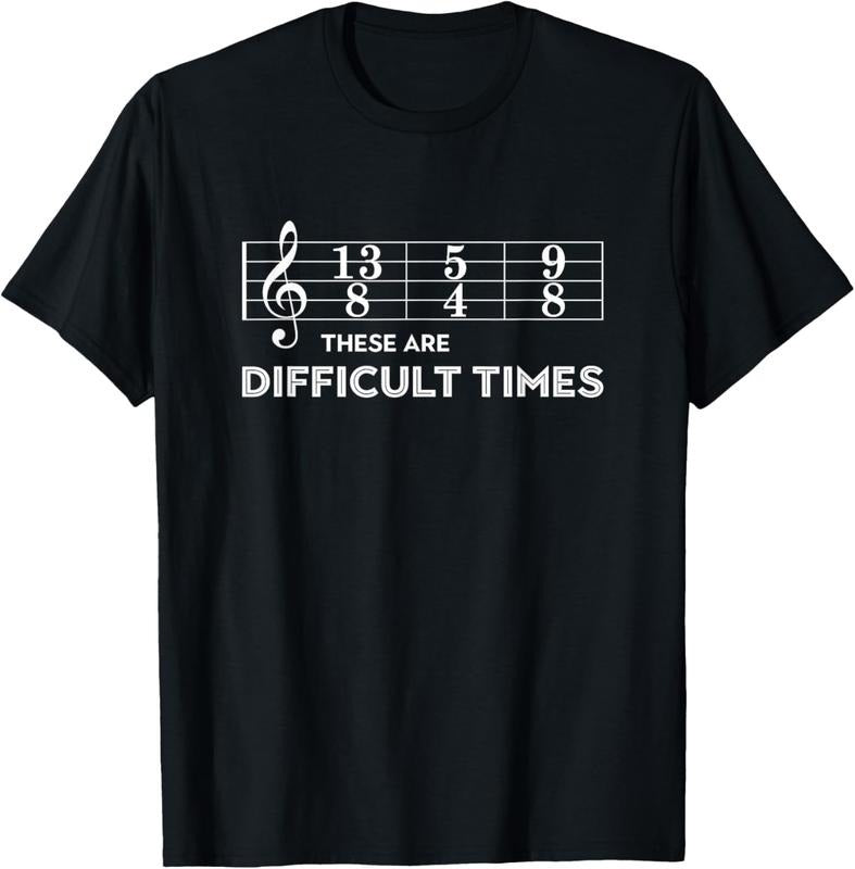 100% Cotton Musician - These Are Difficult Times T-Shirt Hoodie, Sweatshirt | DripVista.com