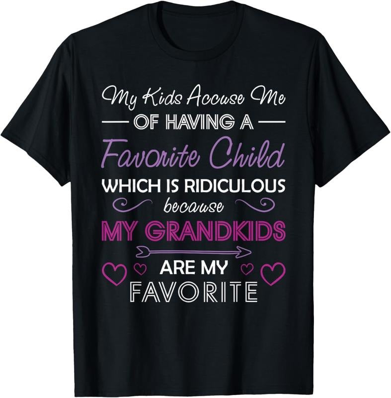 100% Cotton My  Accuse Me Of Having A Favorite Child Funny Humor T-Shirt Hoodie, Sweatshirt | DripVista.com
