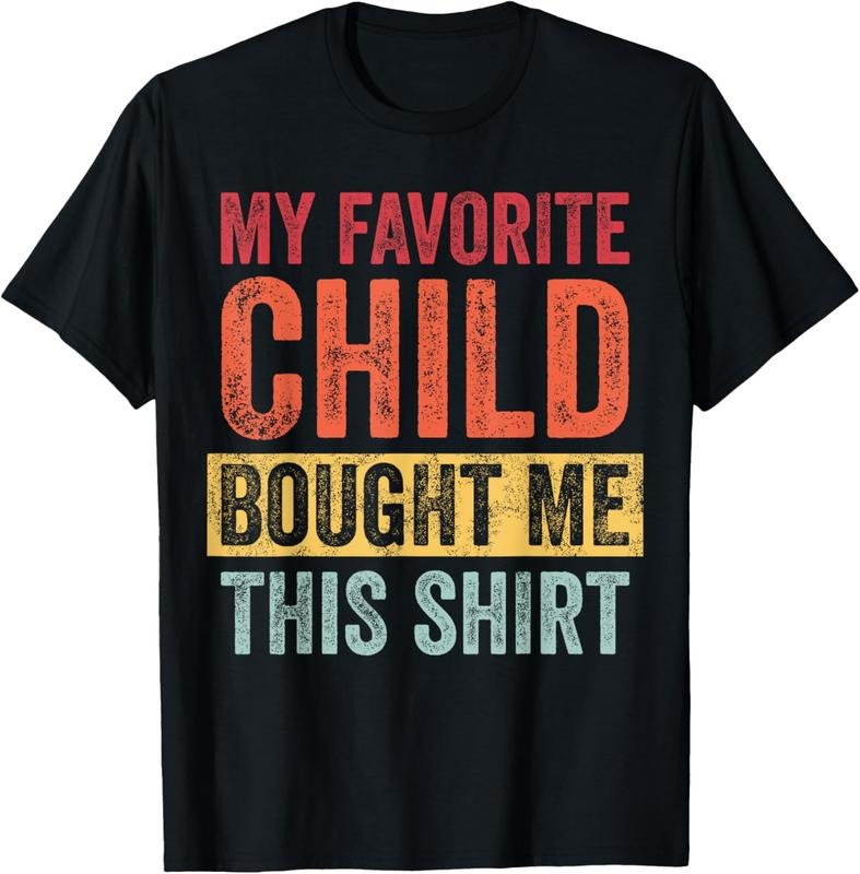 100% Cotton My Favorite  Bought Me This Shirt | Funny Mom Dad Joke T-Shirt Hoodie, Sweatshirt | DripVista.com