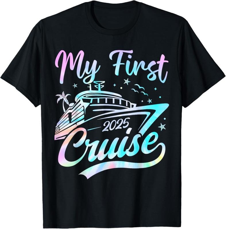 100% Cotton My First Cruise 2025 Vacation Matching Family Cruise Ship T-Shirt Hoodie, Sweatshirt | DripVista.com