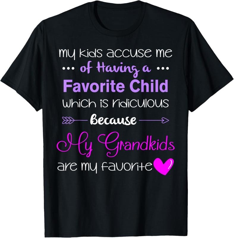 100% Cotton My Grand Are My Favorite Funny Grandma T-Shirt Hoodie, Sweatshirt | DripVista.com