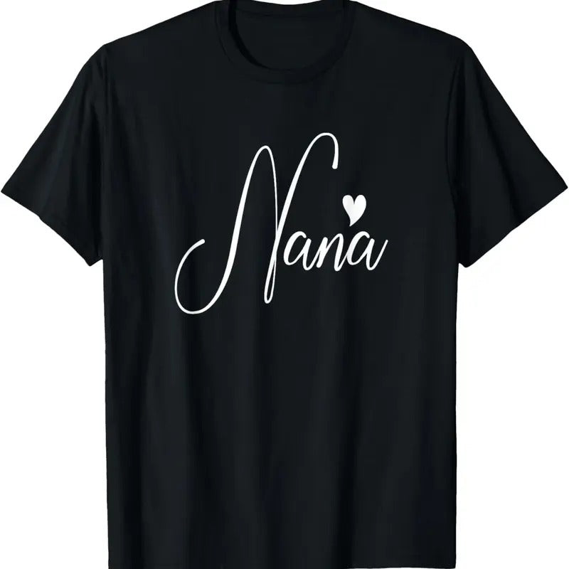 100% Cotton Nana For Women Grandma Mother's Day Christmas Birthday T-Shirt Hoodie, Sweatshirt | DripVista.com