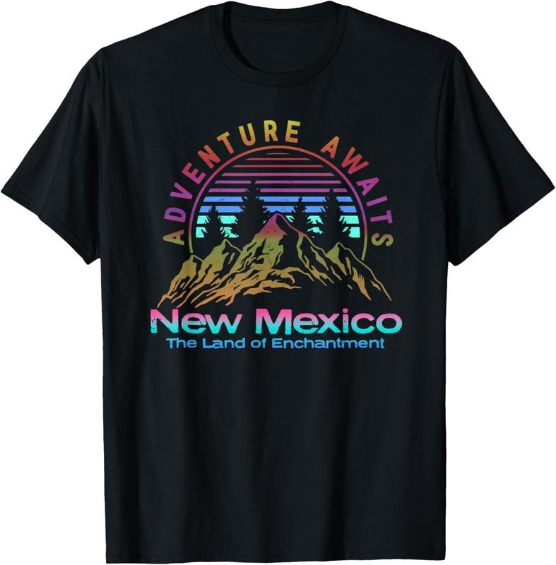 100% Cotton New Mexico State Retro Vintage Outdoors & NM Mountains T-Shirt Hoodie, Sweatshirt | DripVista.com