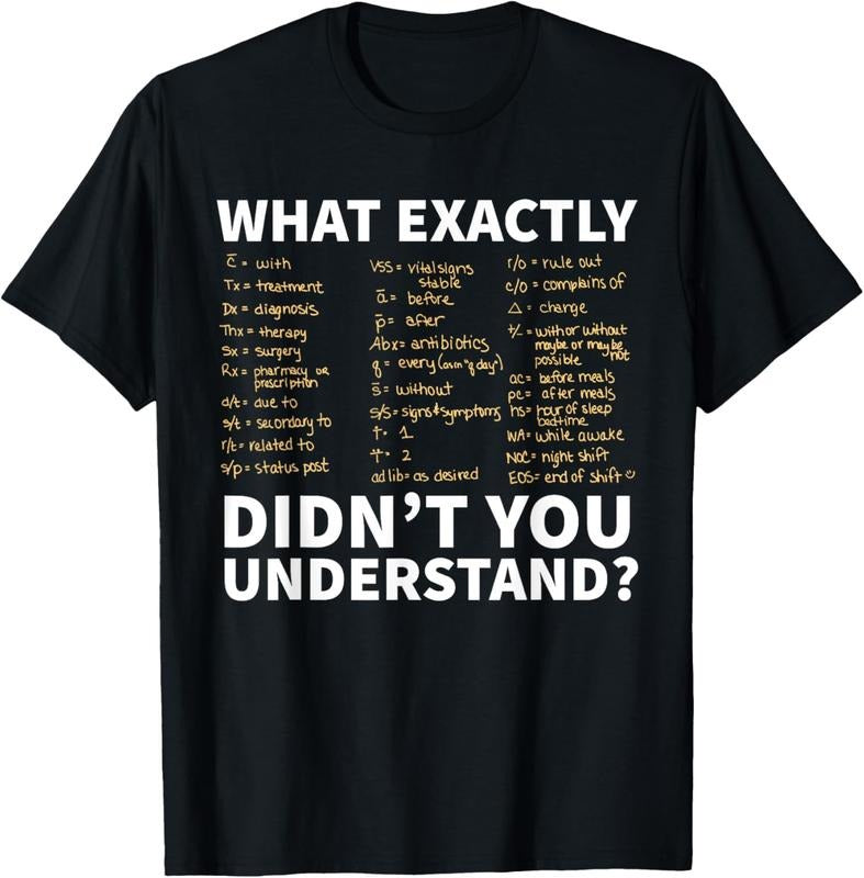 100% Cotton Nurse Shorthand Shirt, Nurse or Nursing Student T-Shirt T-Shirt Hoodie, Sweatshirt | DripVista.com