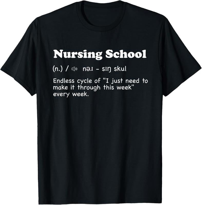 100% Cotton Nursing school - fun definition, funny future nurse gift T-Shirt Hoodie, Sweatshirt | DripVista.com