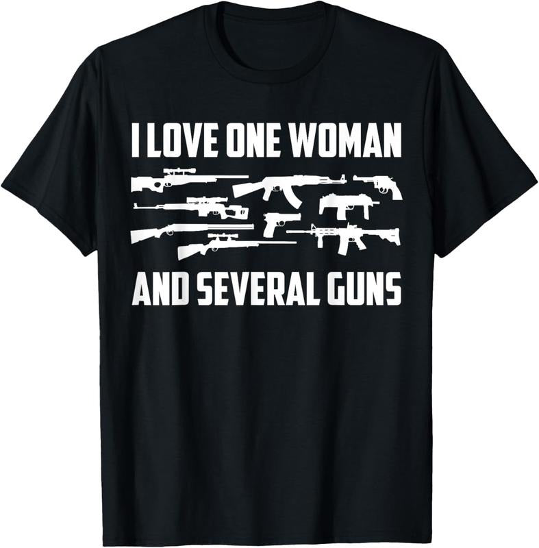 100% Cotton One Woman & Several Guns Pro 2A Gun Lover Gun Enthusiast T-Shirt Hoodie, Sweatshirt | DripVista.com