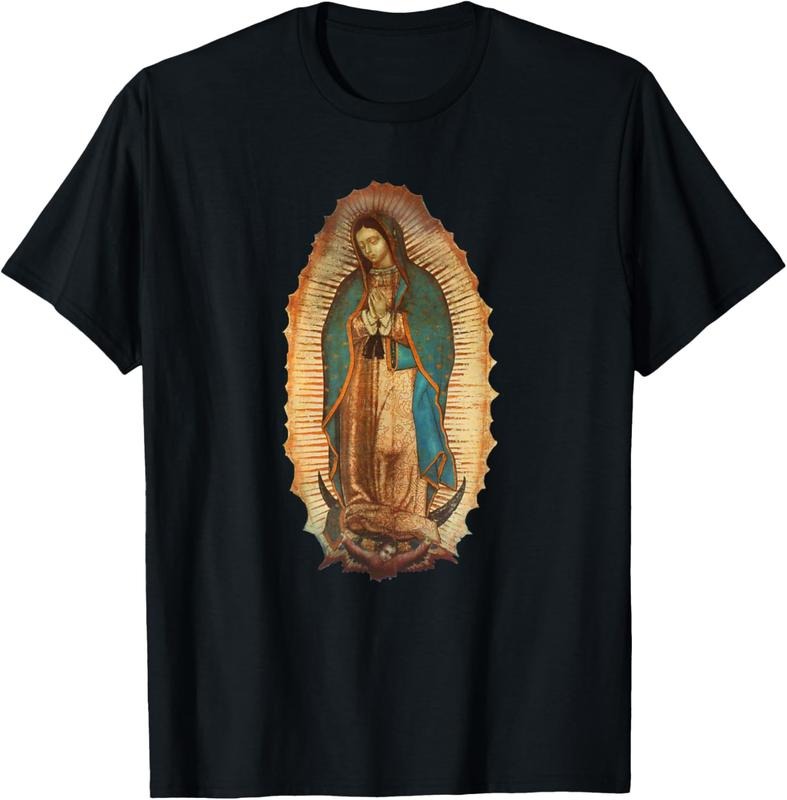 100% Cotton Our Lady Of Guadalupe T-Shirt Hoodie, Sweatshirt | DripVista.com