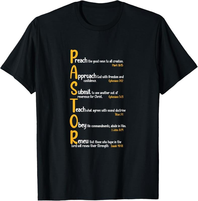 100% Cotton Pastor Preacher Minister Clergy Bible Verse Definition T-Shirt Hoodie, Sweatshirt | DripVista.com