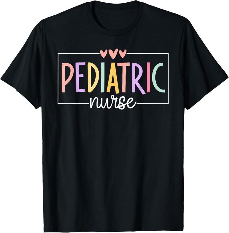 100% Cotton Pediatric Nurse PEDS Nursing School NICU Nurse RN Grad T-Shirt Hoodie, Sweatshirt | DripVista.com