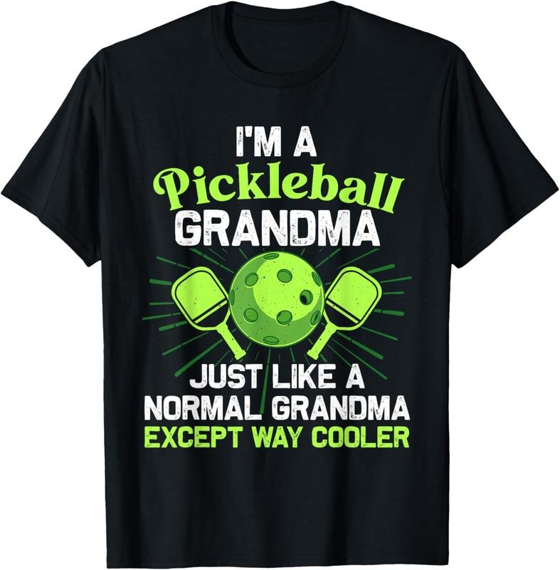 100% Cotton Pickleball Design For Grandma Women Girls Pickle Ball Player T-Shirt Hoodie, Sweatshirt | DripVista.com