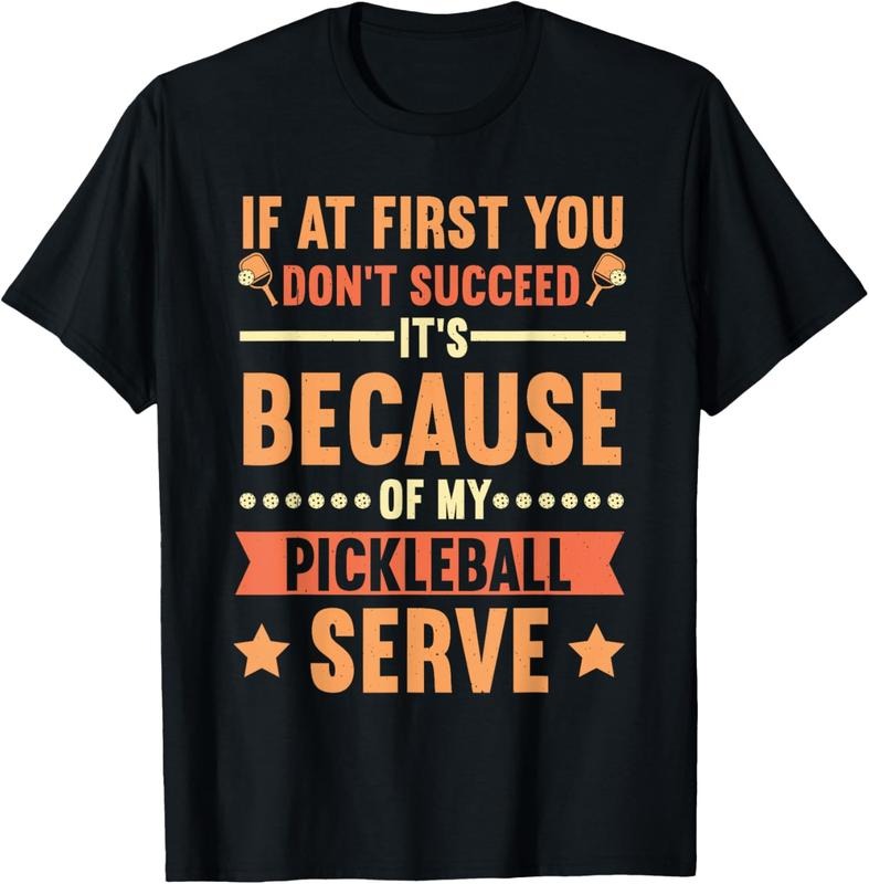100% Cotton Pickleball Player Serve Funny Pickleball T-Shirt Hoodie, Sweatshirt | DripVista.com