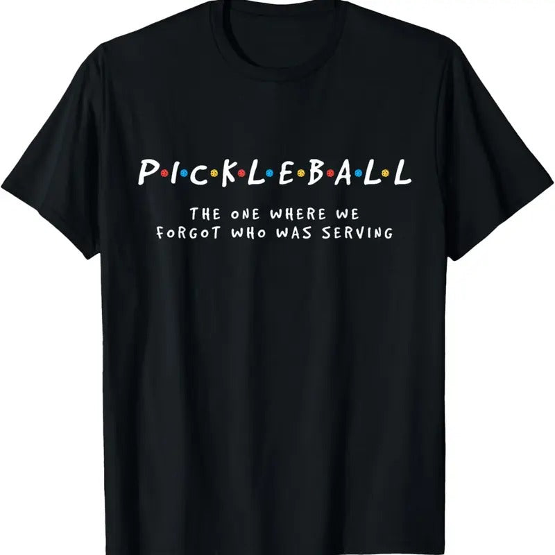 100% Cotton Pickleball Tshirts Pickleball Shirt Forgot Who's Serving T-Shirt Hoodie, Sweatshirt | DripVista.com