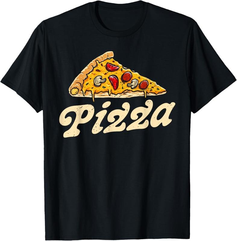 100% Cotton Pizza Day Retro Vintage 60s 70s Women Men Italian Food Lover T-Shirt Hoodie, Sweatshirt | DripVista.com