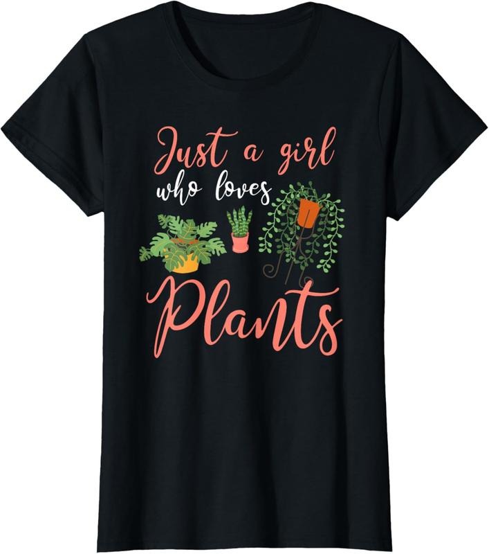 100% Cotton Plant Shirt Funny Plant Lover Girl Planting I Love Plants T-Shirt Hoodie, Sweatshirt | DripVista.com
