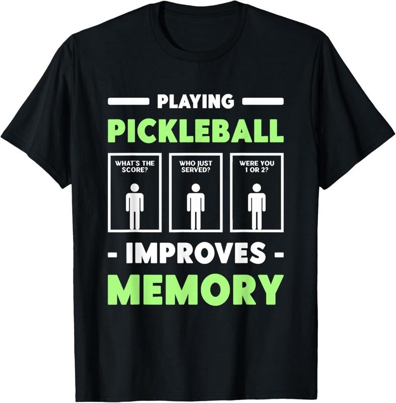 100% Cotton Playing Pickleball Improves Memory Dink Player Short Sleeve T-Shirt Hoodie, Sweatshirt | DripVista.com