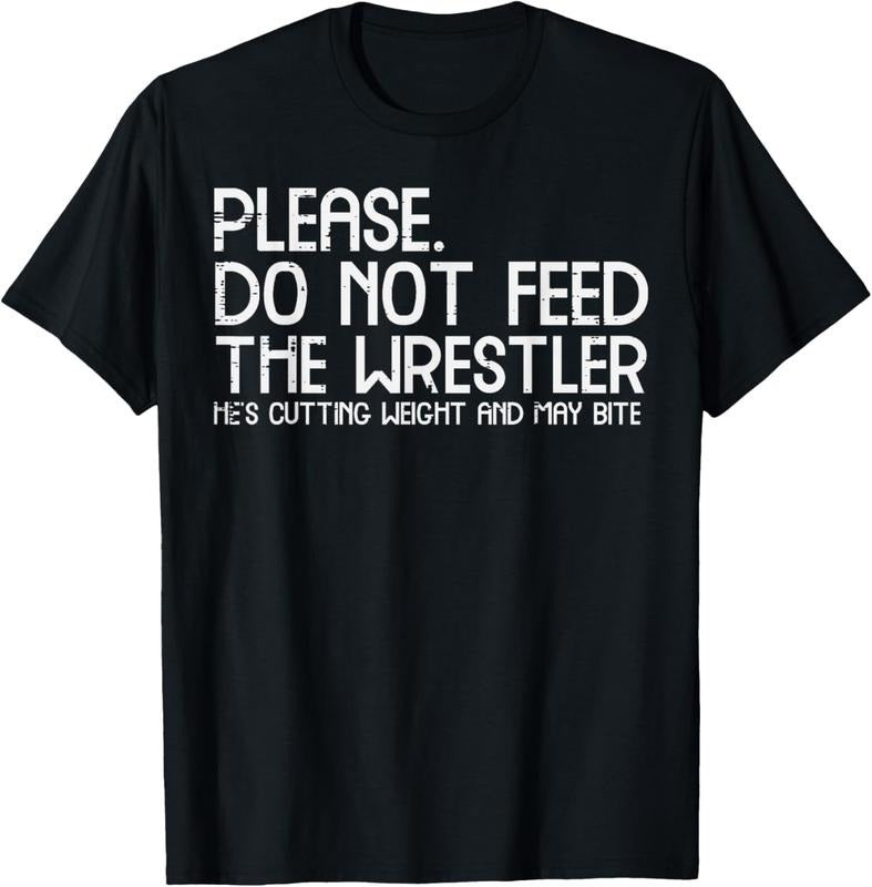 100% Cotton Please Dont Feed Wrestler Funny Wrestling Men Women Boys Kid T-Shirt Hoodie, Sweatshirt | DripVista.com
