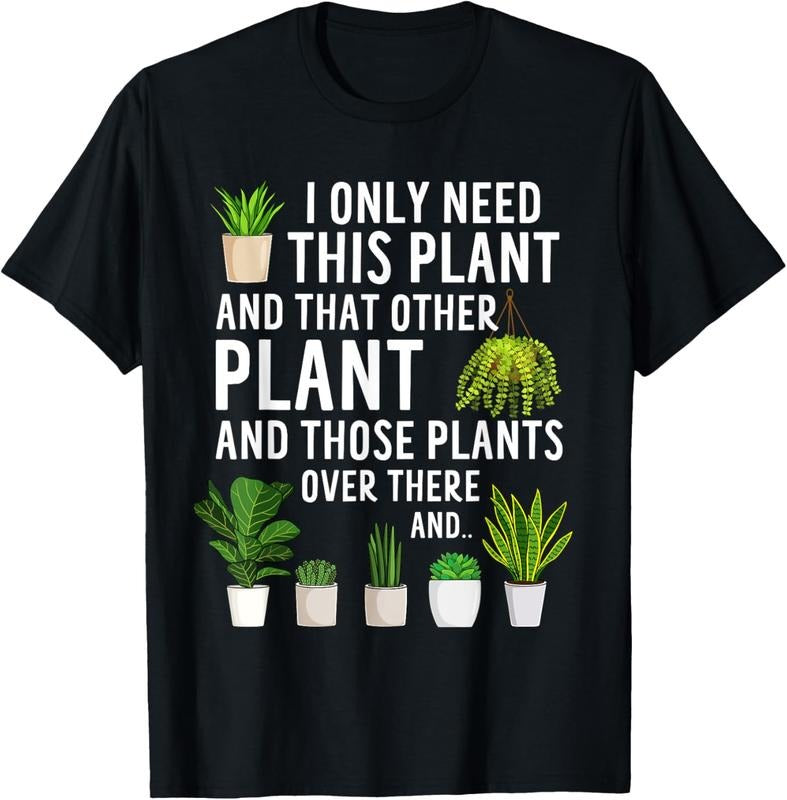 100% Cotton Potted Plants Lover Houseplants Gardener Funny Gardening T-Shirt Hoodie, Sweatshirt | DripVista.com